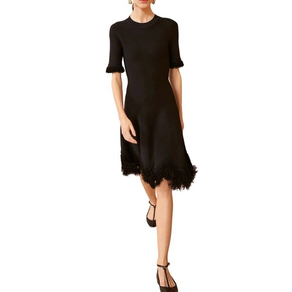 ULLA‎ JOHNSON Vittoria Dress,  Onyx/black, Size P,  New with tag - Picture 1 of 16